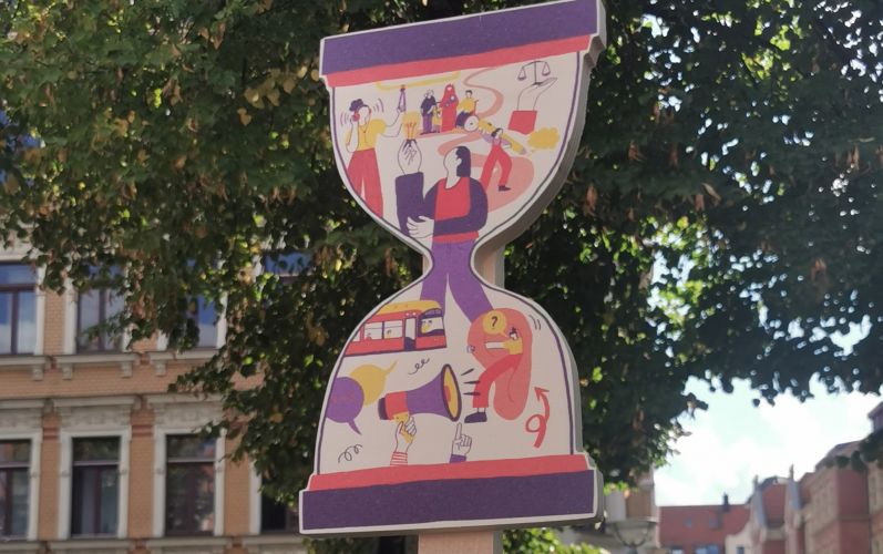 Tram Stories Aufsteller